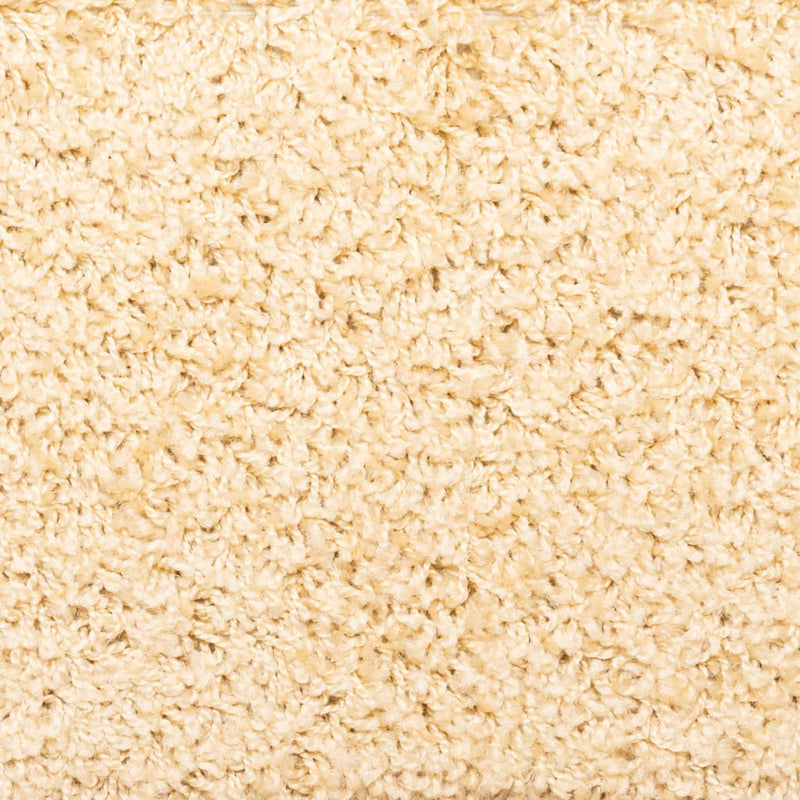 vidaXL Tappetini per scale 15 pz 65x21x4 cm Crema Bordo rettangolare - Image 6 of 7