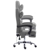 vidaXL Massage Office Chair Anthracite Faux Leather - Image 8 of 12