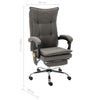 Sedia Massaggiante da Ufficio Grigia in Tessuto - immagine 6 | SolPatio - Image 6 of 6