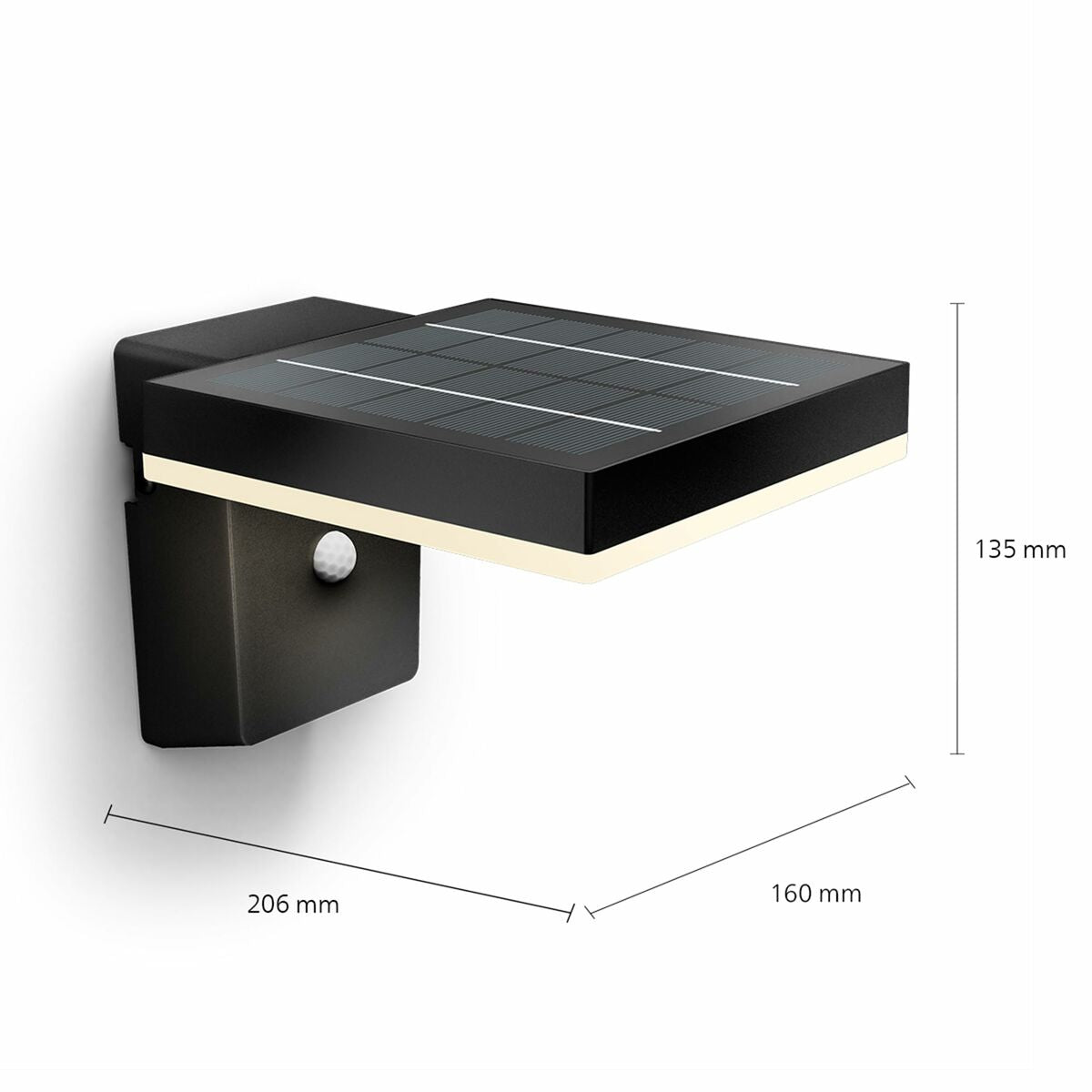 Aplique de Pared Philips 1,3 W 250 Lm Solar Cuadrado (3000 K) - Image 3 of 6