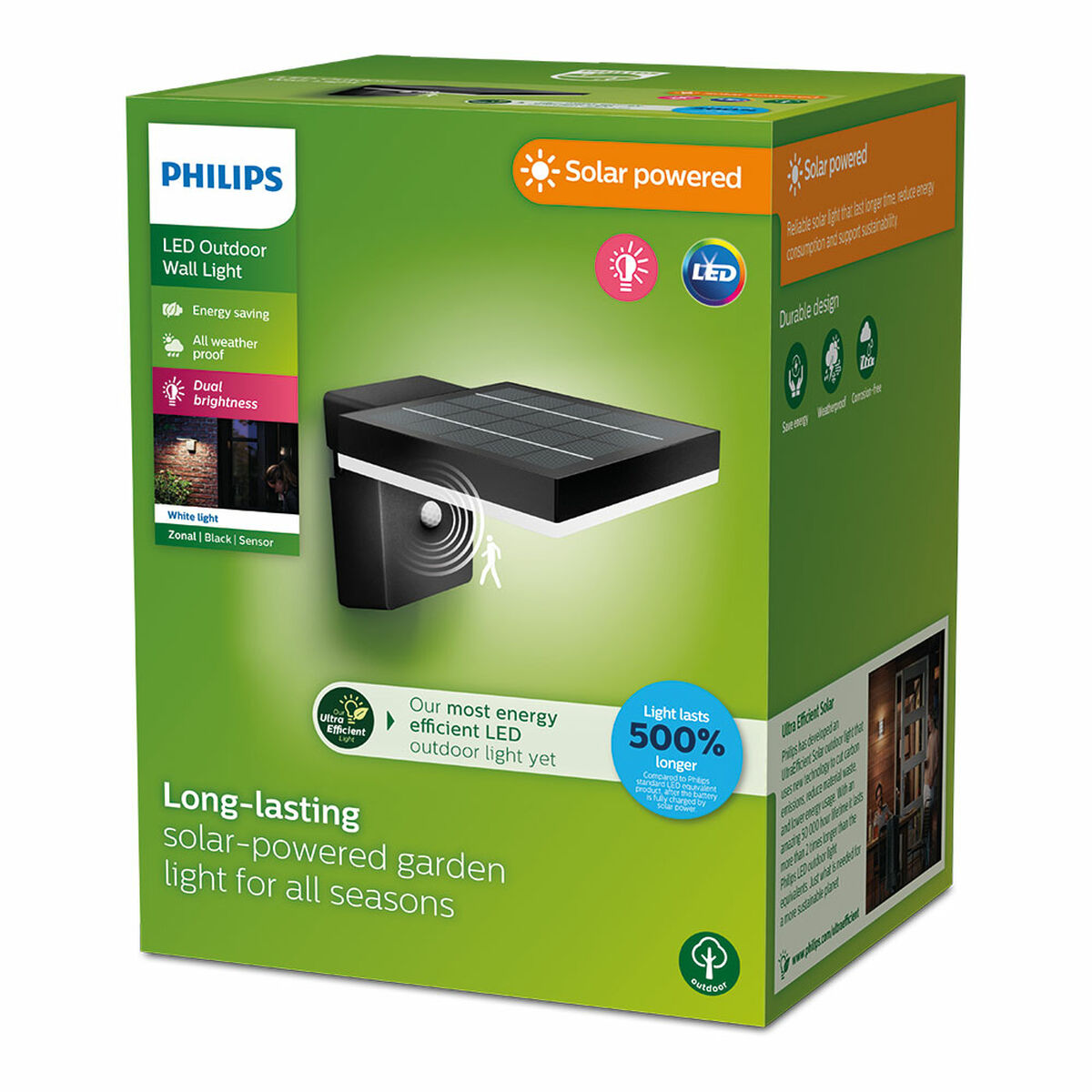 Aplique de Pared Philips 1,3 W 250 Lm Solar Cuadrado (3000 K) - Image 5 of 6