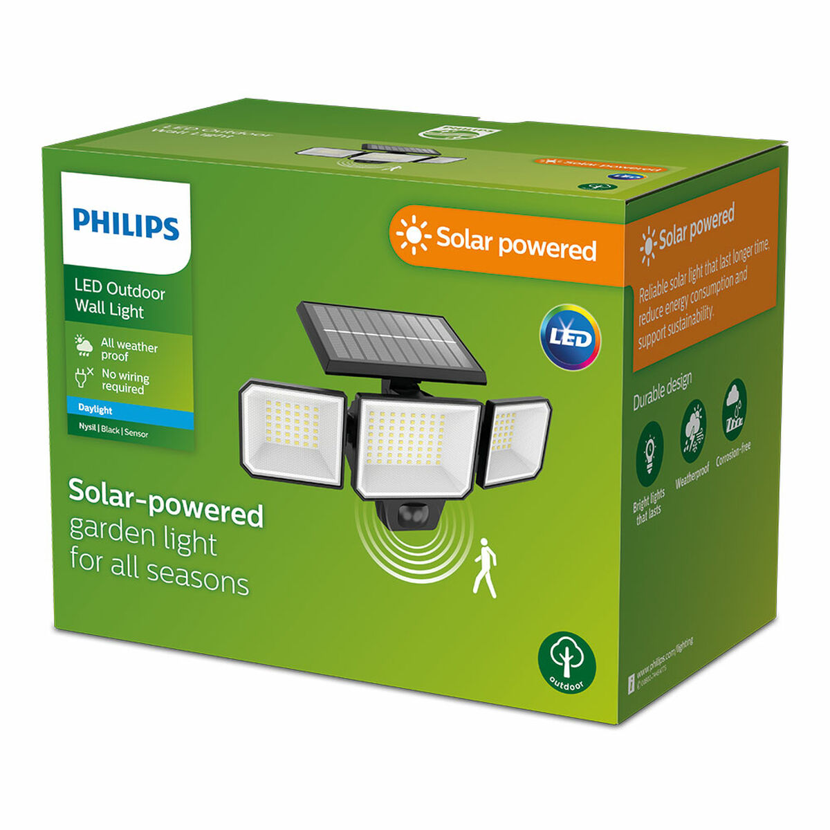 Foco Solar Philips 8,7 W 5000 K 29 x 11,7 x 16,8 cm Negro Solar - Image 5 of 5
