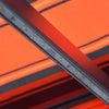 Toldo Retráctil Manual SolPatio con LED Solares 450x300 cm - Naranja y Marrón - Image 13 of 20