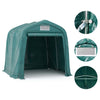 vidaXL Tenda di Stoccaggio Multiuso in PVC 2,4x2,4 m - Verde Scuro - Image 4 of 10