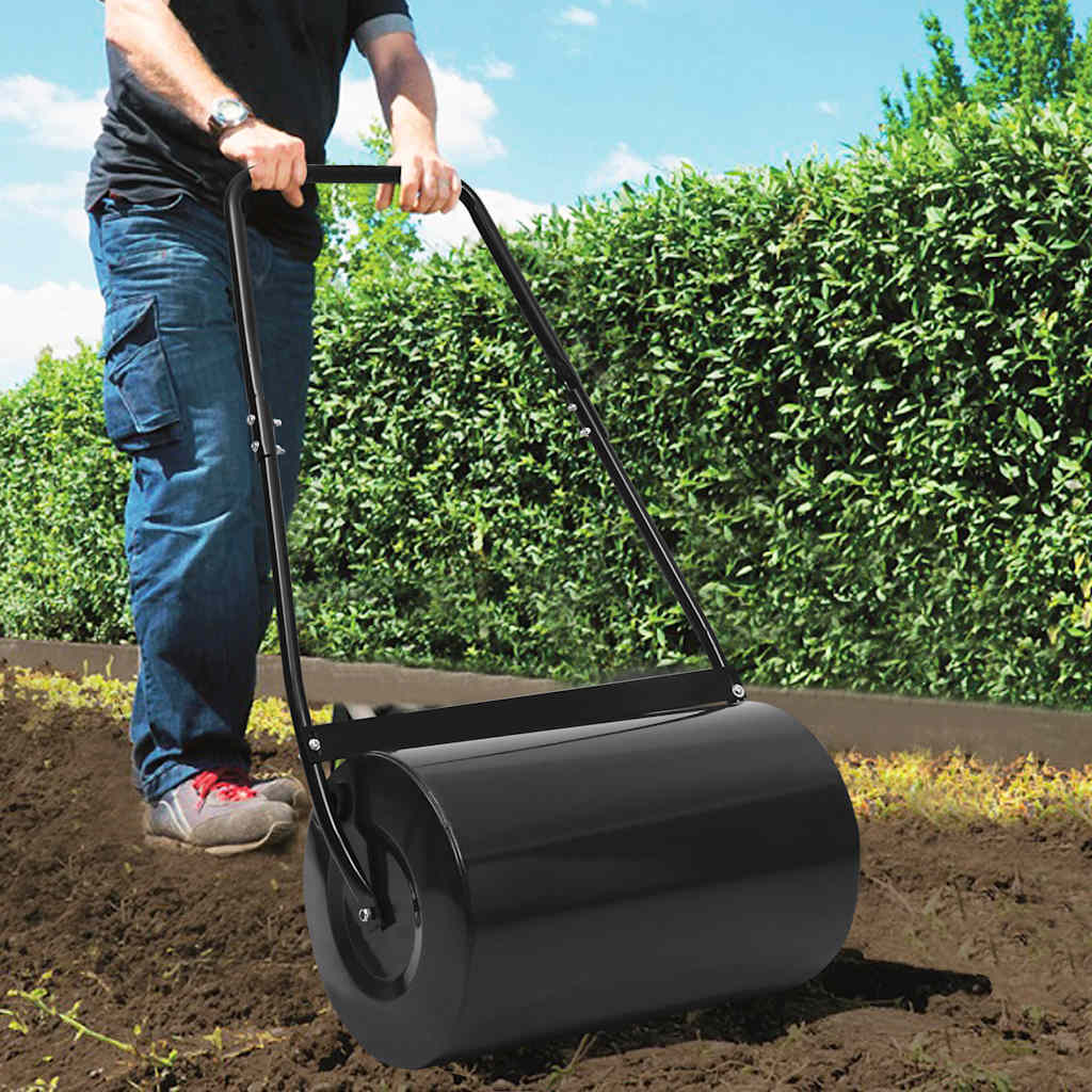 Arieggiatore da Giardino vidaXL con Rullo da 50 L – 63 cm Nero - Image 1 of 14