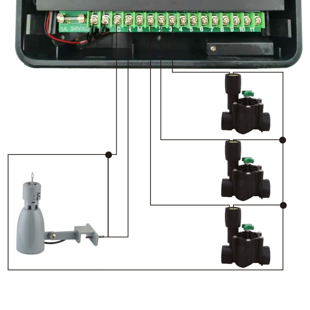 Regolatore Programmabile Smart per Irrigazione da Giardino vidaXL - Image 6 of 7