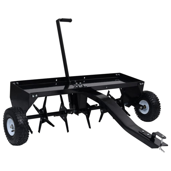 Aeratore per Prato in Acciaio Larghezza 102 cm Nero - immagine 2 | SolPatio