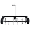 vidaXL Aeratore per Prato in Acciaio Larghezza 102 cm Nero - Image 3 of 7