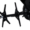 vidaXL Aeratore per Prato in Acciaio Larghezza 102 cm Nero - Image 6 of 7