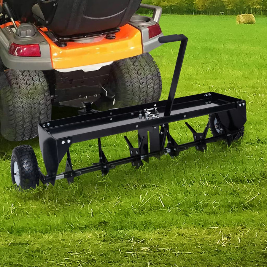 Aeratore per Prato in Acciaio Larghezza 102 cm Nero - immagine 1 | SolPatio