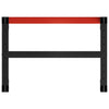 vidaXL Workbench Frame Metal 80x57x79 cm Black and Red - Image 5 of 10
