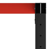 vidaXL Telaio per Banco da Lavoro in Metallo 150x57x79 cm Nero e Rosso - Image 4 of 5