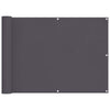vidaXL Paravento da Balcone Antracite 75x300 cm in Tessuto Oxford - Image 2 of 5