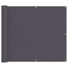 Paravento da Balcone Antracite 90x300 cm in Tessuto Oxford - immagine 2 | SolPatio - Image 2 of 5