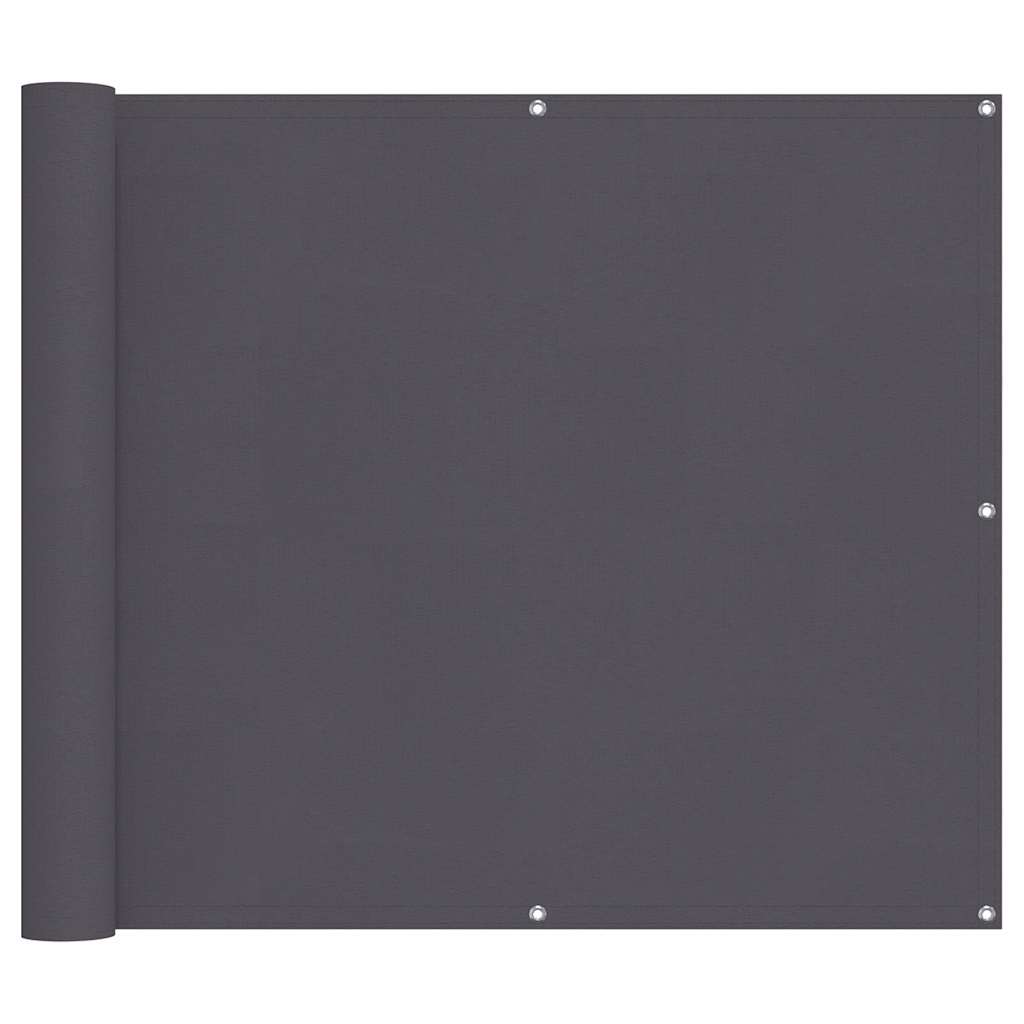 Paravento da Balcone Antracite 90x300 cm in Tessuto Oxford - immagine 2 | SolPatio - Image 2 of 5