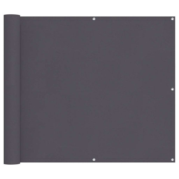 Paravento da Balcone Antracite 90x300 cm in Tessuto Oxford - immagine 2 | SolPatio