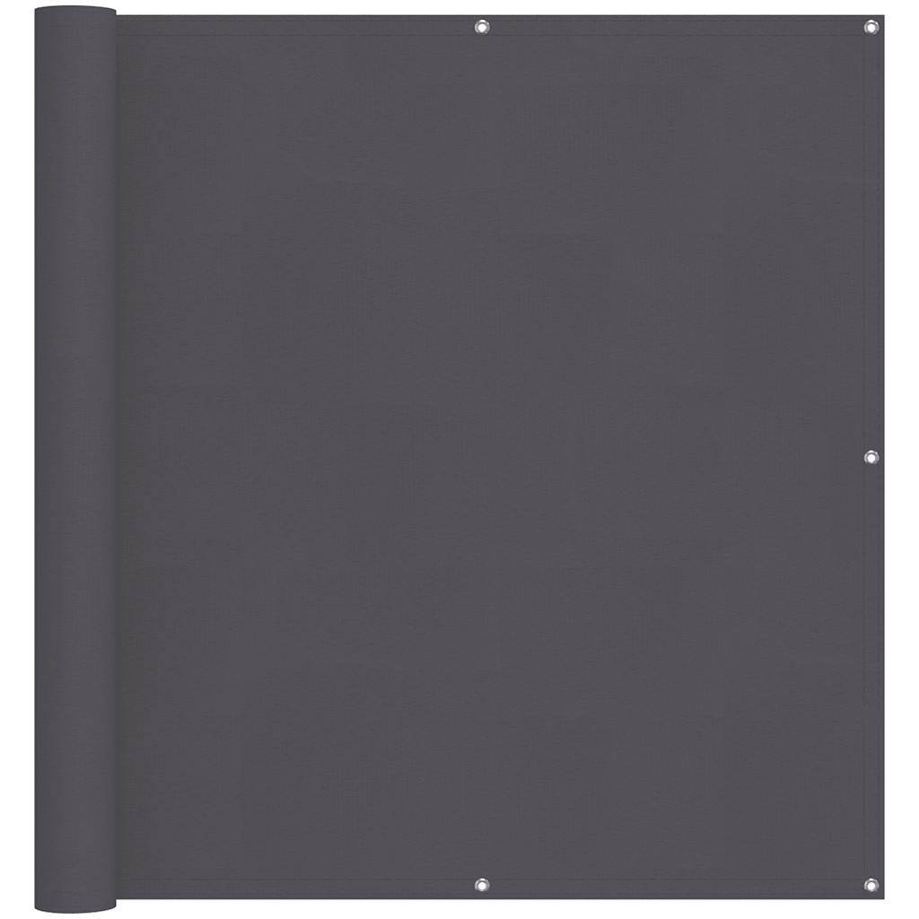 vidaXL Balcony Screen, Oxford Fabric, 120x300 cm, Anthracite - Image 7 of 23