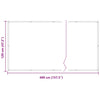 vidaXL Balcony Screen, Oxford Fabric, 120x300 cm, Anthracite - Image 20 of 23