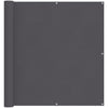vidaXL Balcony Screen, Oxford Fabric, 120x300 cm, Anthracite - Image 8 of 23