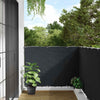 vidaXL Paravento da Balcone in Tessuto Oxford Impermeabile 120x600 cm Antracite - Image 1 of 10