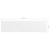 vidaXL Balcony Screen, Oxford Fabric, Waterproof, 75x300 cm, White - Image 14 of 18
