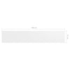 vidaXL Paravento da Balcone Tessuto Oxford Impermeabile 75x400 cm Bianco - Image 5 of 6