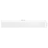 vidaXL Balcony Privacy Screen 75x400 cm, White - Image 6 of 6