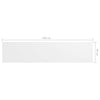 Paravientos de balcón vidaXL de tela Oxford 90x400 cm blanco - Image 18 of 18