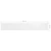 Paravento da Balcone vidaXL Bianco 90x300 cm in Tessuto Oxford - Image 7 of 9