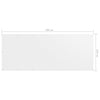 vidaXL Balcony Wind Screen, Waterproof, 120x300 cm, White - Image 14 of 18