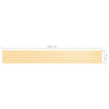 vidaXL Balcony Privacy Screen, Oxford Fabric, 75x300 cm, White and Yellow - Image 14 of 15