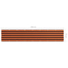 Paravento Balcone Tessuto Oxford Impermeabile 75×600 cm Arancione e Marrone - Image 9 of 24