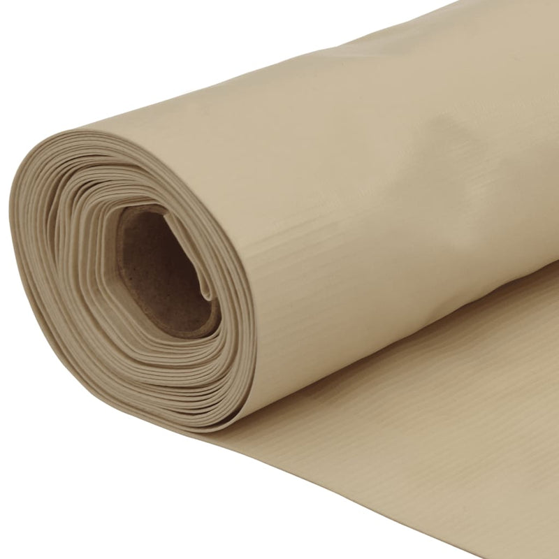 vidaXL Paravento da Balcone Beige 75x300 cm in Tessuto Oxford - Image 3 of 5