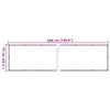 vidaXL Balcony Screen, Oxford Fabric, 75x500 cm, Beige - Image 9 of 9