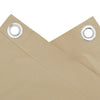 vidaXL Paravento da Balcone Impermeabile in Tessuto Oxford 90x500 cm Beige - Image 9 of 13