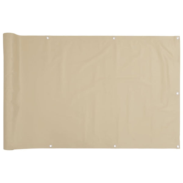 Paravento da Balcone SolPatio in Tessuto Oxford Beige 120x400 cm - immagine 2 | SolPatio