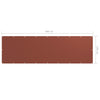 vidaXL Balcony Screen, Oxford Fabric, 120 x 400 cm, Terracotta - Image 12 of 12