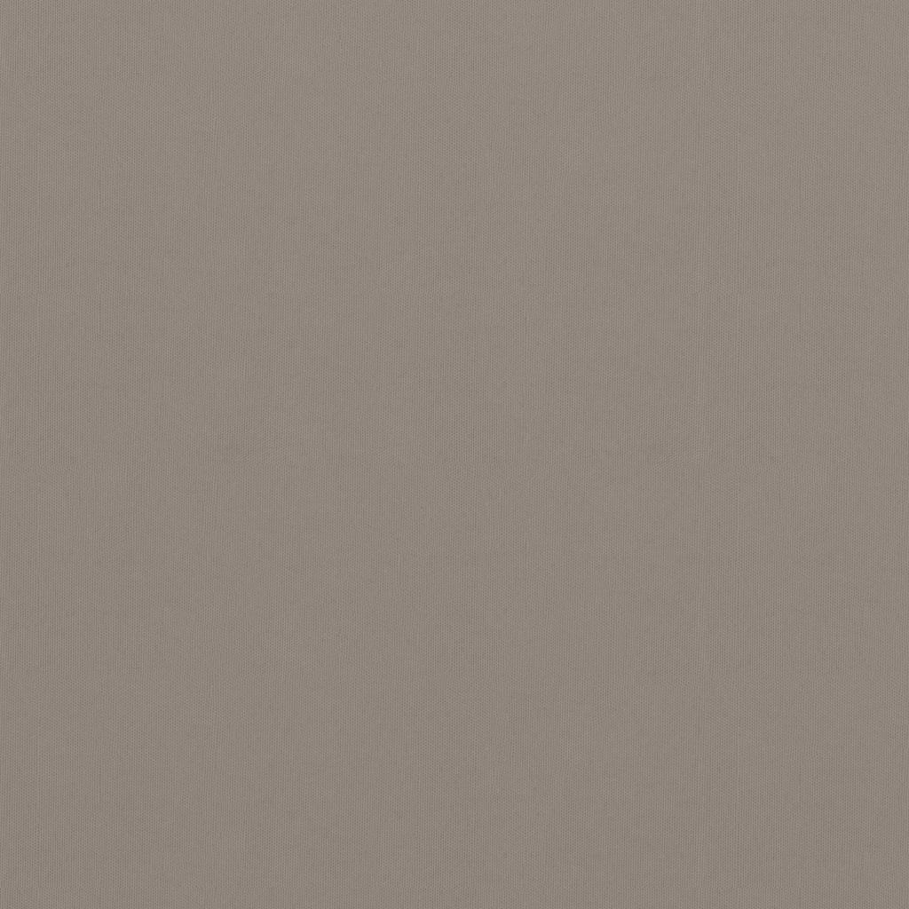vidaXL Paravento da Balcone Impermeabile Tessuto Oxford 120x300 cm Grigio talpa - Image 1 of 3