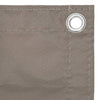 vidaXL Paravento da Balcone in Tessuto Oxford 120x500 cm Grigio Talpa - Image 5 of 12