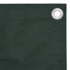 vidaXL Balcony Privacy Screen, Oxford Fabric, 90x300 cm, Dark Green - Image 2 of 3
