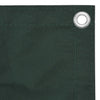 vidaXL Balcony Screen, Oxford Fabric, 90x400 cm, Dark Green - Image 8 of 12