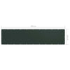 vidaXL Paravento da Balcone Tessuto Oxford Impermeabile 120x500 cm Verde Scuro - Image 10 of 12