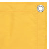 vidaXL Paravento de Balcón Impermeable Tela Oxford 75x300 cm Amarillo - Image 10 of 15