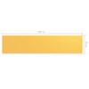 vidaXL Balcony Screen, Oxford Fabric, 90x400 cm, Yellow - Image 8 of 9