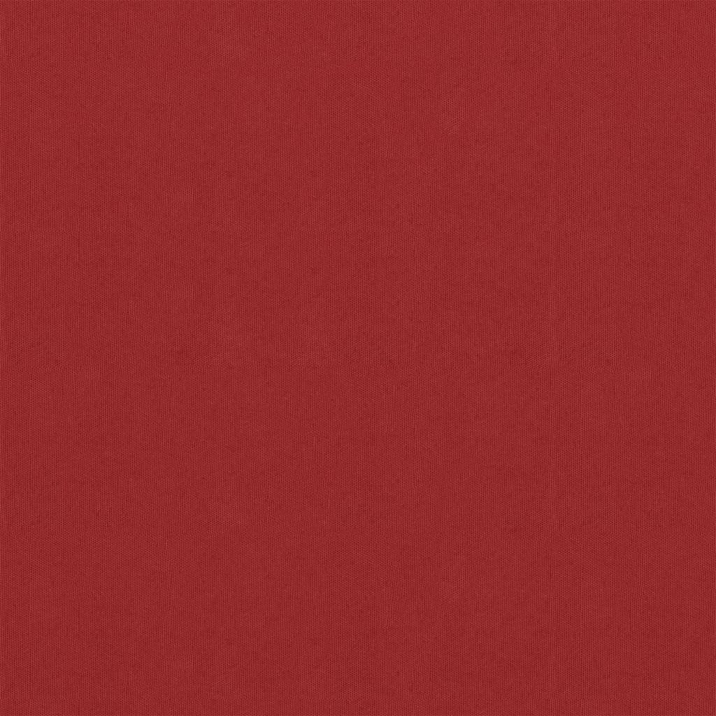 vidaXL Balcony Windscreen, Oxford Fabric, 75x500 cm, Red - Image 2 of 6