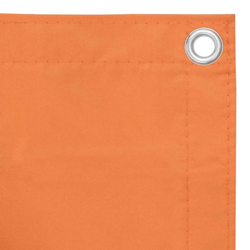 vidaXL Balcony Screen, Waterproof Oxford Fabric, 75x300 cm, Orange - Image 1 of 6