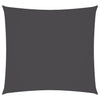 vidaXL Square Sun Shade Sail, 3x3 m, PU Coated Oxford Fabric, Anthracite - Image 7 of 36