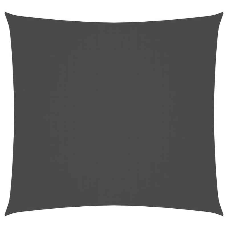 vidaXL Square Sun Shade Sail, 3x3 m, PU Coated Oxford Fabric, Anthracite - Image 6 of 36