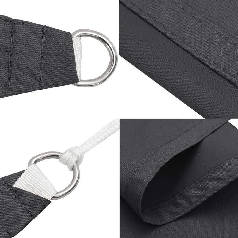 Parasole a Vela in Tessuto Oxford 2×3 m Antracite - Image 16 of 36