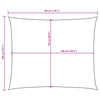 Parasole a Vela in Tessuto Oxford 2×3 m Antracite - Image 24 of 36